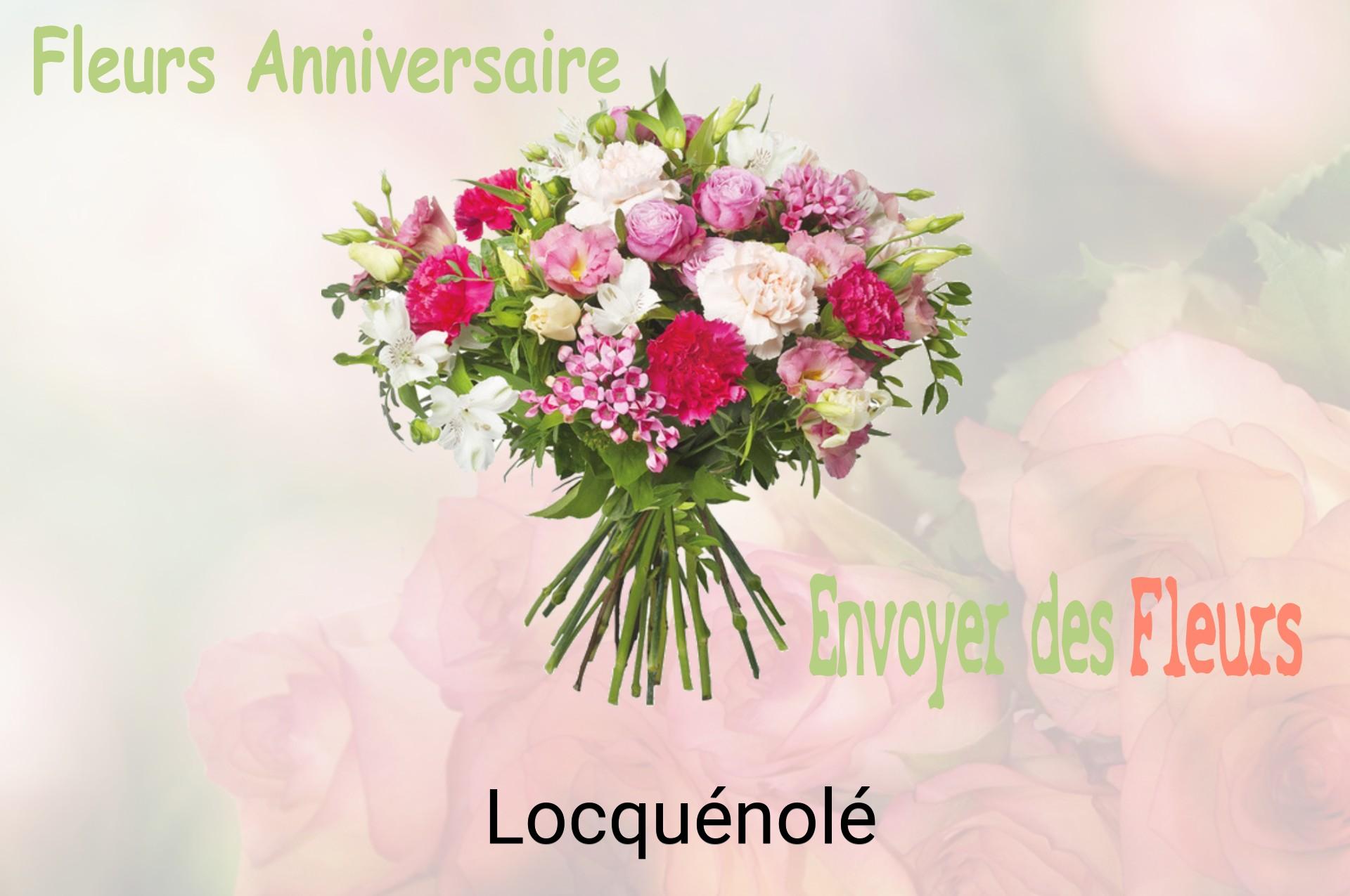 Bouquet de fleurs d’anniversaire livré à Locquénolé