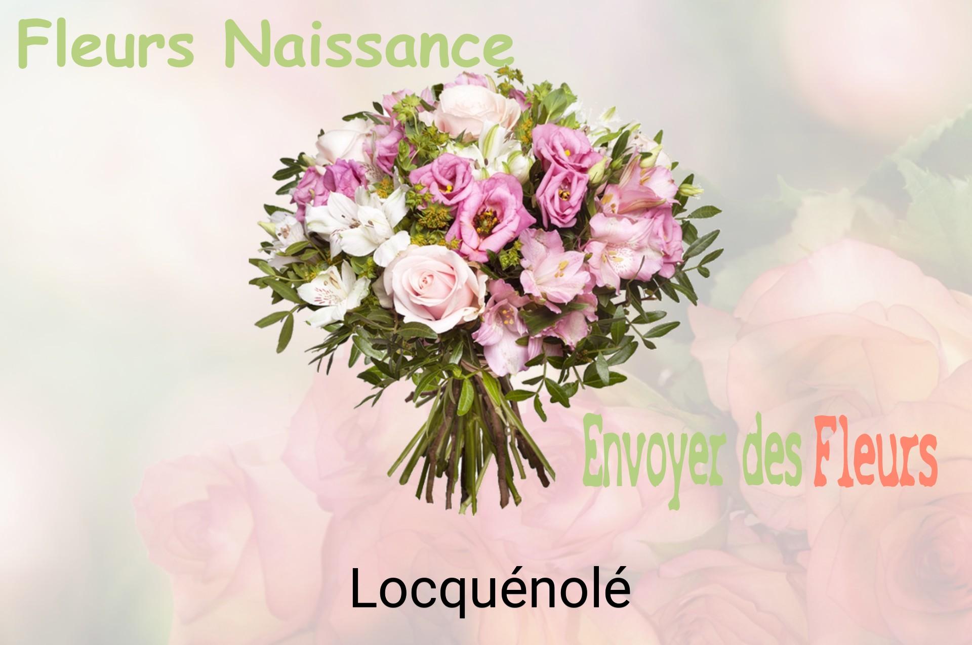Bouquet de fleurs de naissance livré à Locquénolé